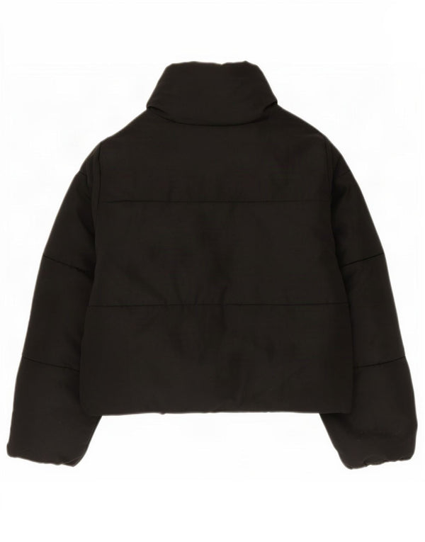 Elisabetta Franchi Womens Icy Padded Jacket IT 42 Medium Black Polyester