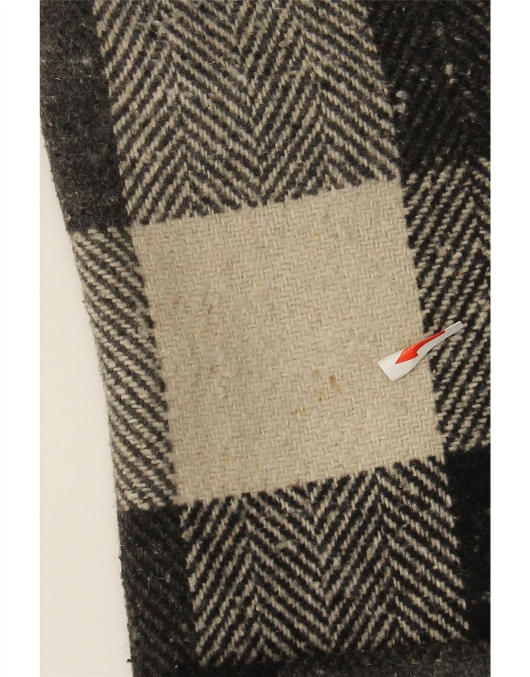 Vintage Womens Gilet IT 44 Medium Black Check Wool