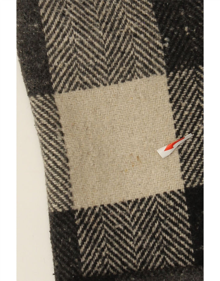 Vintage Womens Gilet IT 44 Medium Black Check Wool