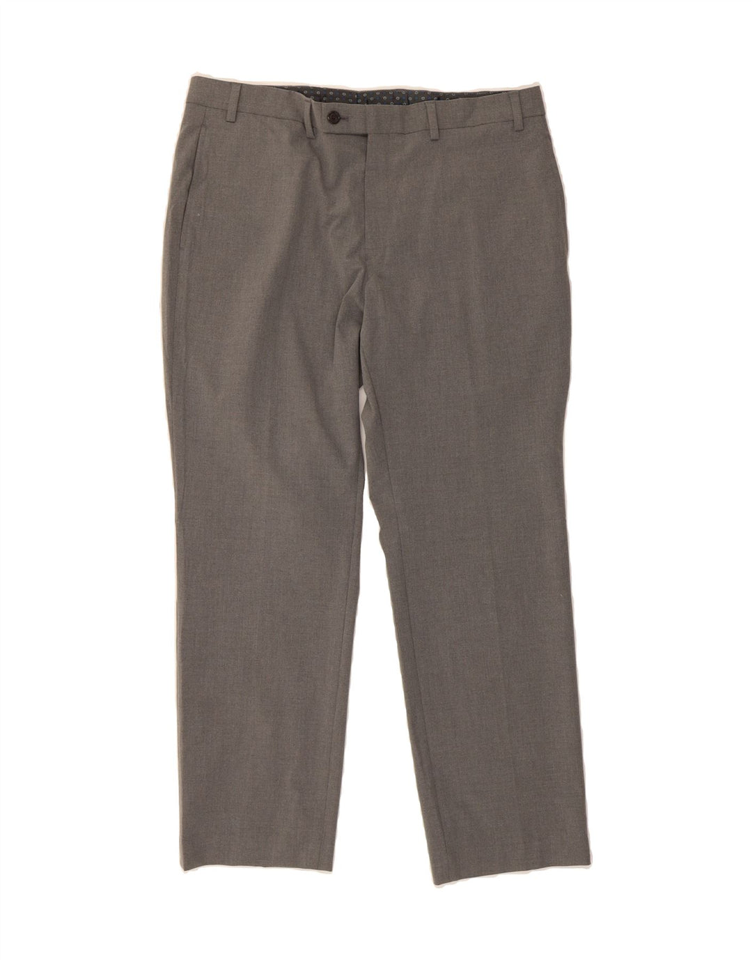 RALPH LAUREN Mens Straight Suit Trousers W36 L29 Grey Polyester Vintage Ralph Lauren and Second-Hand Ralph Lauren from Messina Hembry 