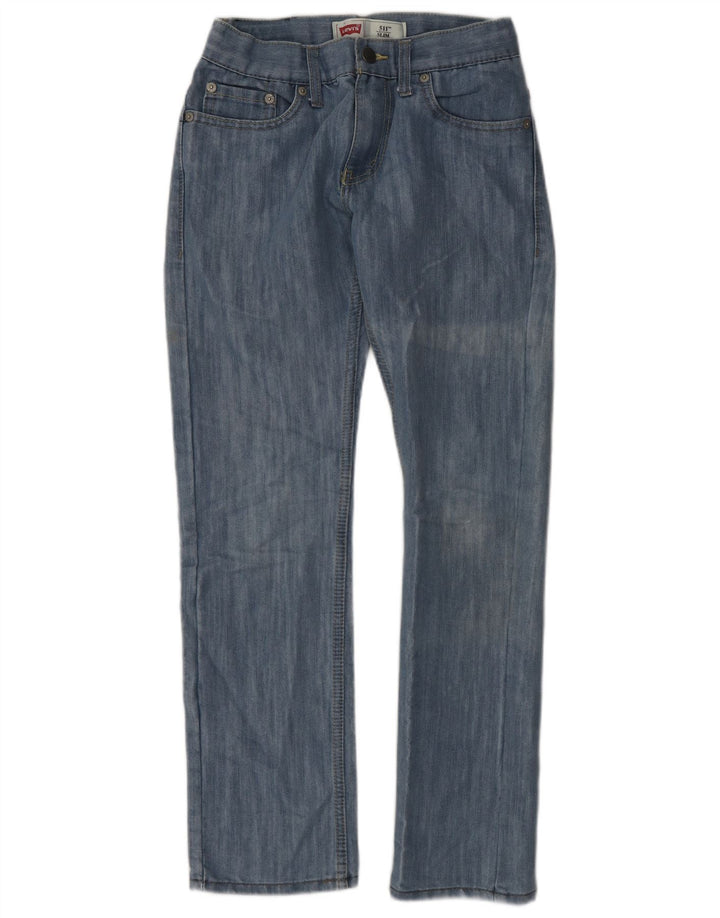 Levi's Boys 511 Slim Jeans 11-12 Years W26 L26 Blue Cotton