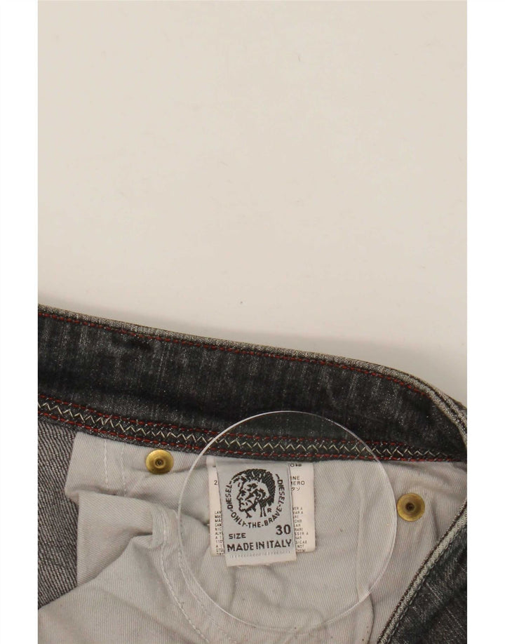 Diesel Womens Bootcut Jeans W30 L30 Grey Cotton