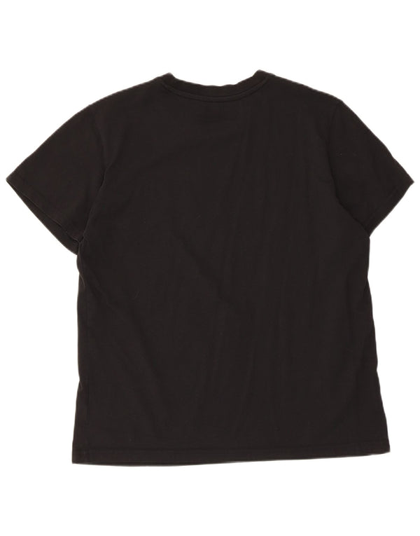 Adidas Womens Regular Fit Graphic T-Shirt Top UK 16/18 Large Black