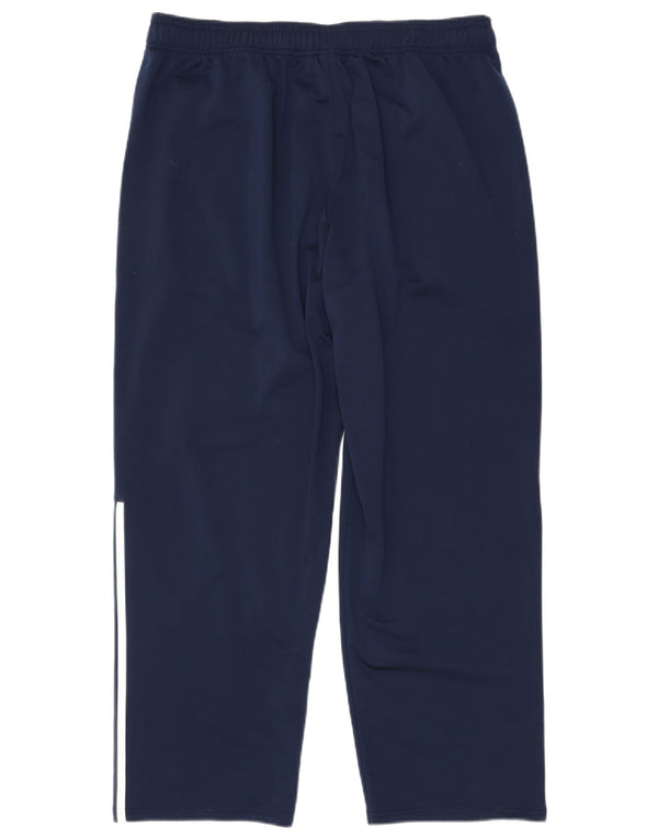 Adidas Mens Tracksuit Trousers UK 48/50 XL Navy Blue Polyester