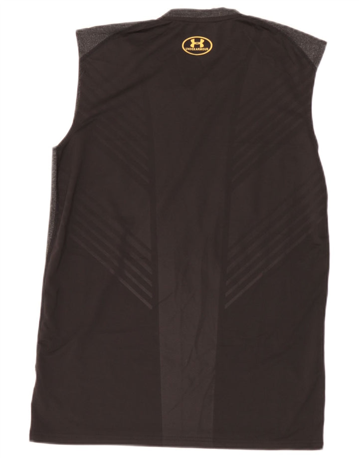 Under Armour Mens Project Rock Brahma Bull Graphic Vest Top XL Grey