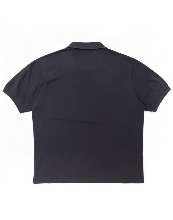 Lacoste Mens Polo Shirt Size 5 Large Navy Blue Cotton