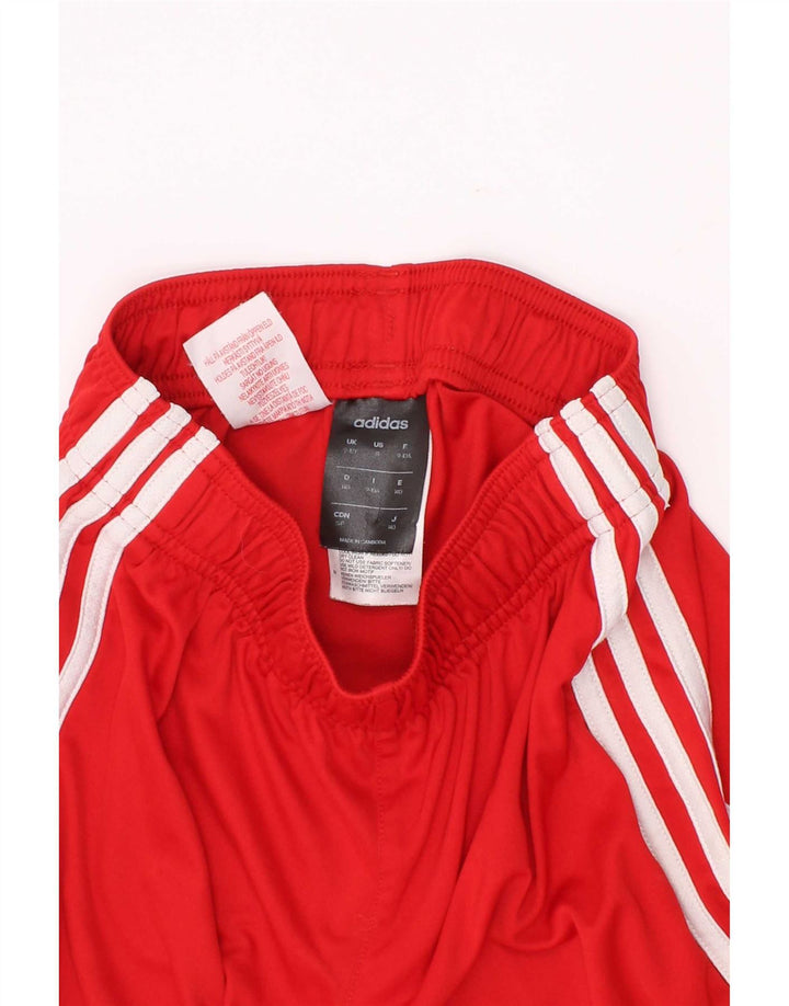 Adidas Boys Climalite Sport Shorts 9-10 Years Red Polyester