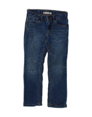 LEVI'S Boys 511 Slim Jeans 5-6 Years W24 L19 Blue Cotton