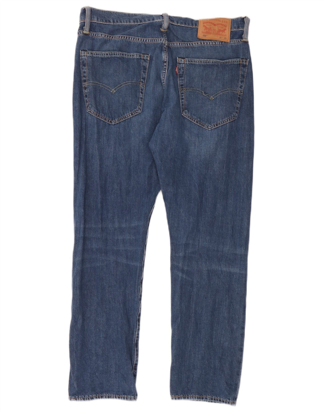 Levi's Mens 502 Tapered Jeans W32 L30 Blue Cotton