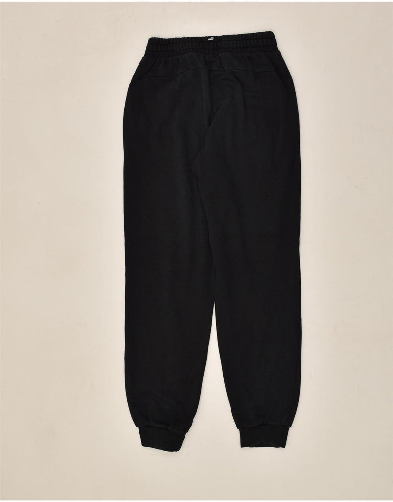 PUMA Boys Tracksuit Trousers Joggers 13-14 Years Black | Vintage Puma | Thrift | Second-Hand Puma | Used Clothing | Messina Hembry 