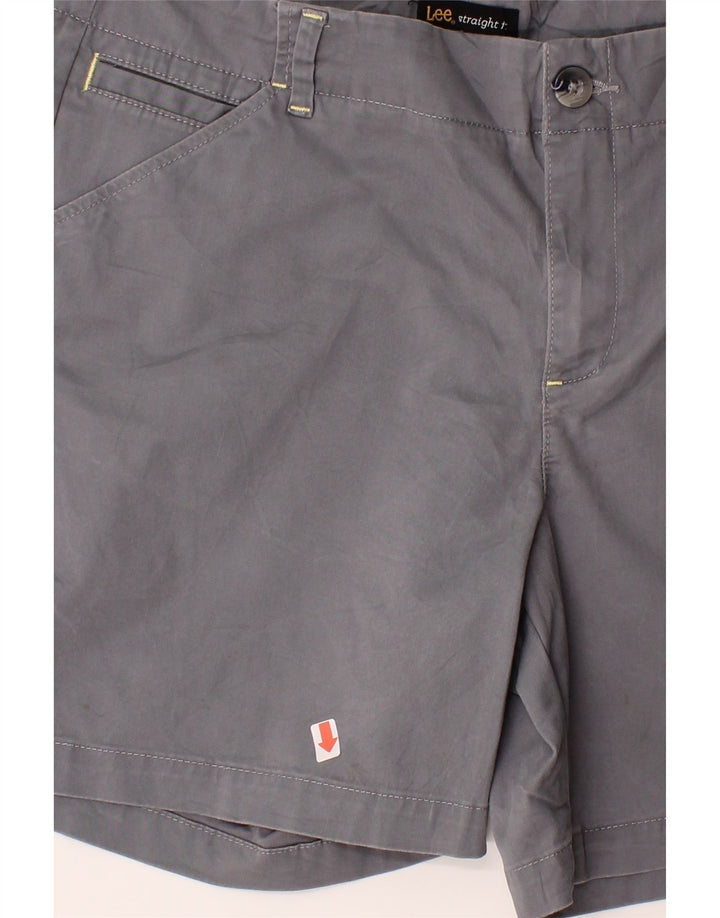 LEE Womens Chino Shorts US 16 2XL W36 Grey Cotton Vintage Lee and Second-Hand Lee from Messina Hembry 