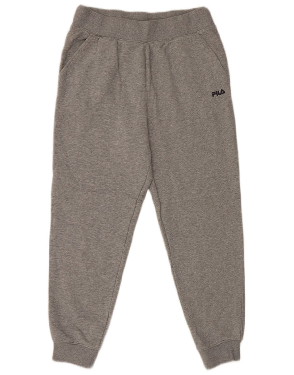 Fila Mens Tracksuit Trousers Joggers Large Grey Flecked Cotton