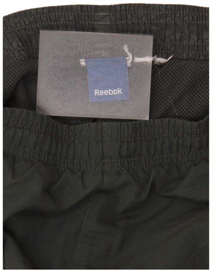 Reebok Mens Graphic Tracksuit Trousers XL  Grey
