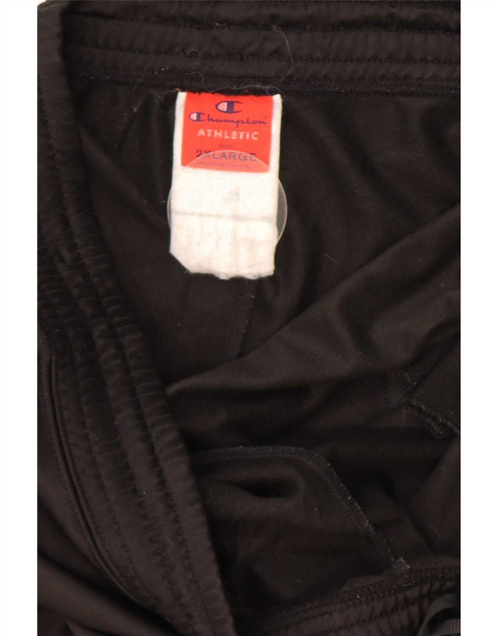 Champion Mens Tracksuit Trousers Joggers 2XL Black Polyester