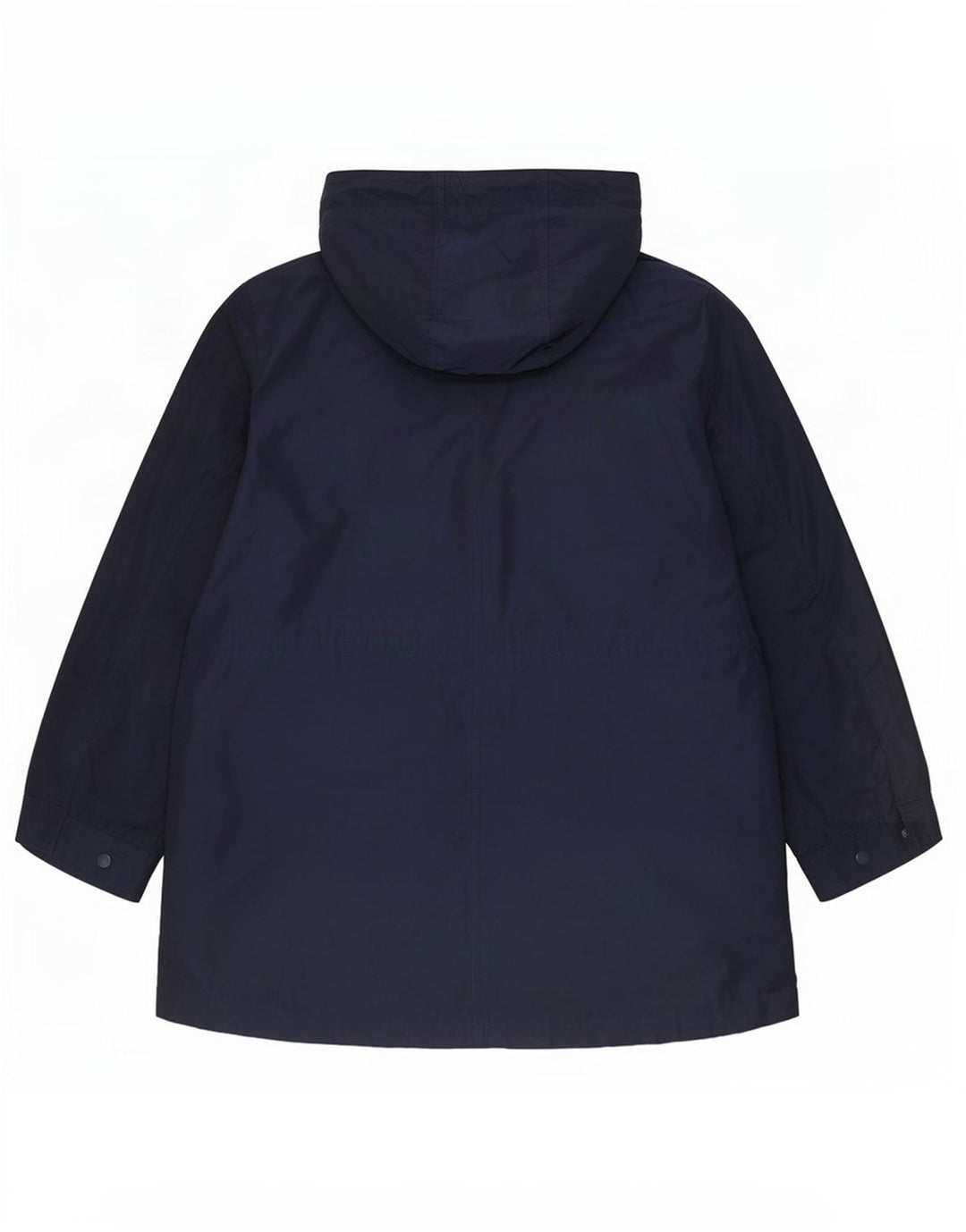 Marks & Spencer Womens Hooded Parka Jacket UK 20 2XL Navy Blue Polyester