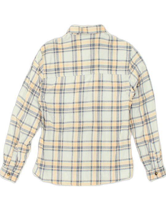 JACK WOLFSKIN Womens Shirt UK 12 Medium Grey Check Cotton | Vintage &  Second-Hand Clothing Online | Thrift Shop | Blusen