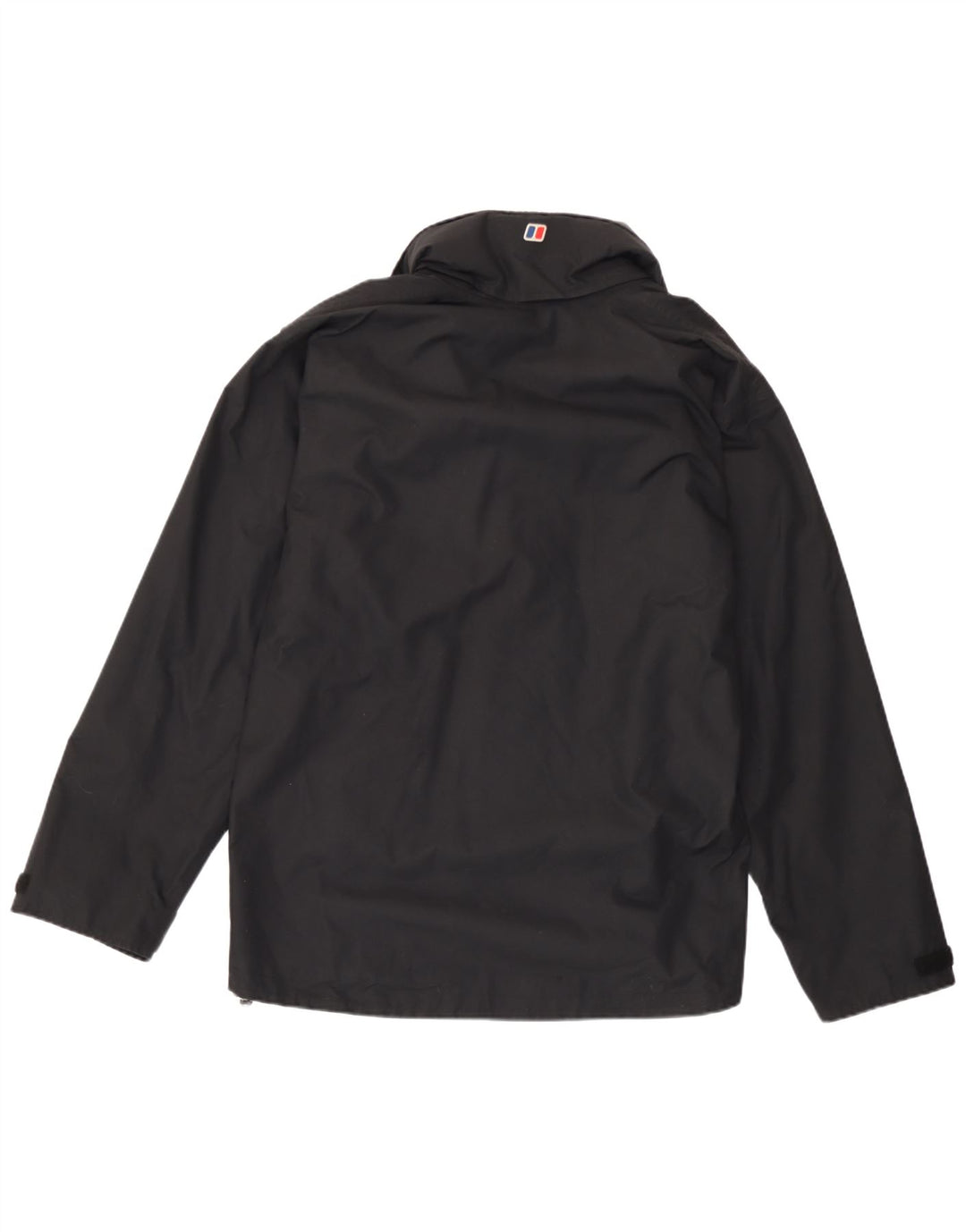 Berghaus Mens Hooded Rain Jacket UK 38 Medium Black Nylon
