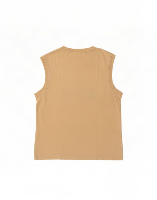 Puma Boys Graphic Vest Top 15-16 Years XL Yellow Cotton