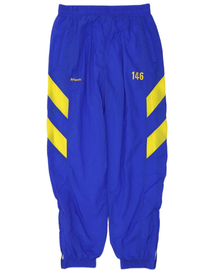 Atlantis Mens Graphic Tracksuit Trousers Joggers Large Blue Colourblock