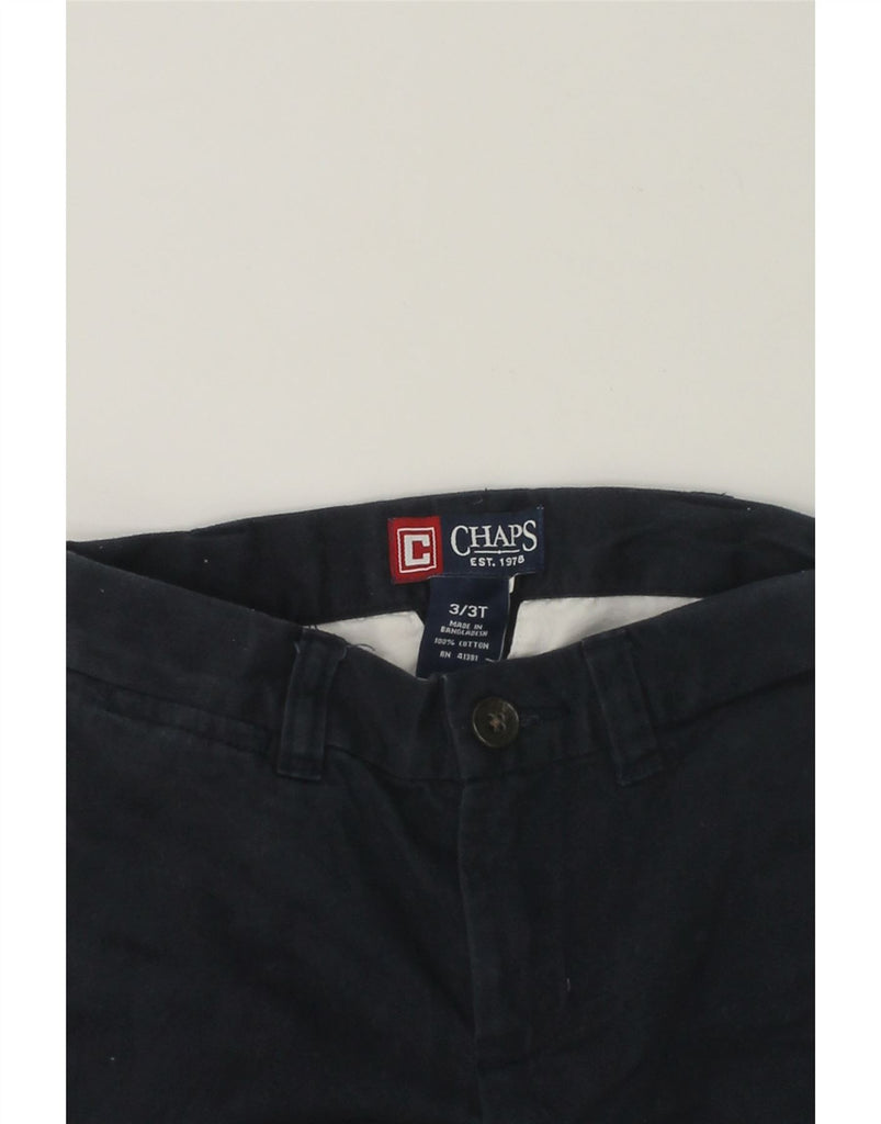 CHAPS Boys Straight Chino Trousers 2-3 Years W20 L16  Navy Blue Cotton | Vintage Chaps | Thrift | Second-Hand Chaps | Used Clothing | Messina Hembry 