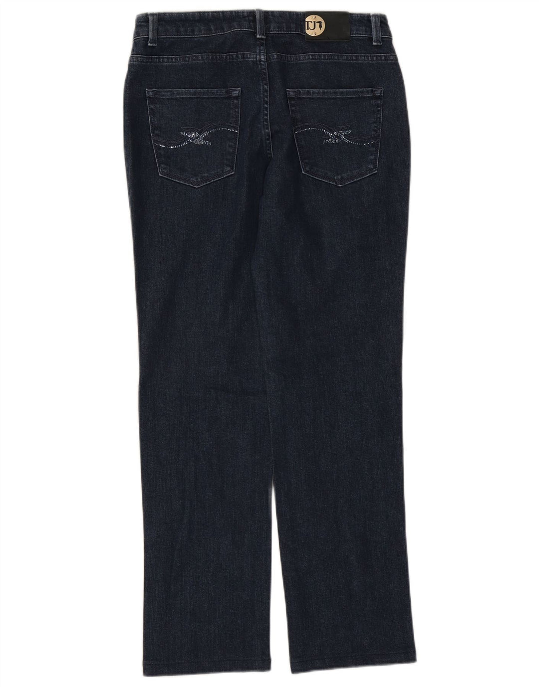 Trussardi Womens Straight Jeans W30 L30 Blue Cotton