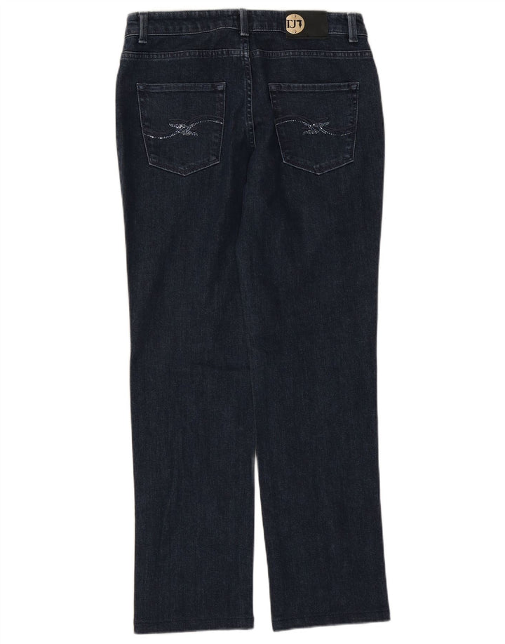 Trussardi Womens Straight Jeans W30 L30 Blue Cotton
