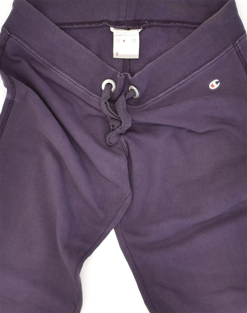 CHAMPION Womens Tracksuit Trousers Joggers UK 10 Small Purple Cotton | Vintage Champion | Thrift | Second-Hand Champion | Used Clothing | Messina Hembry 