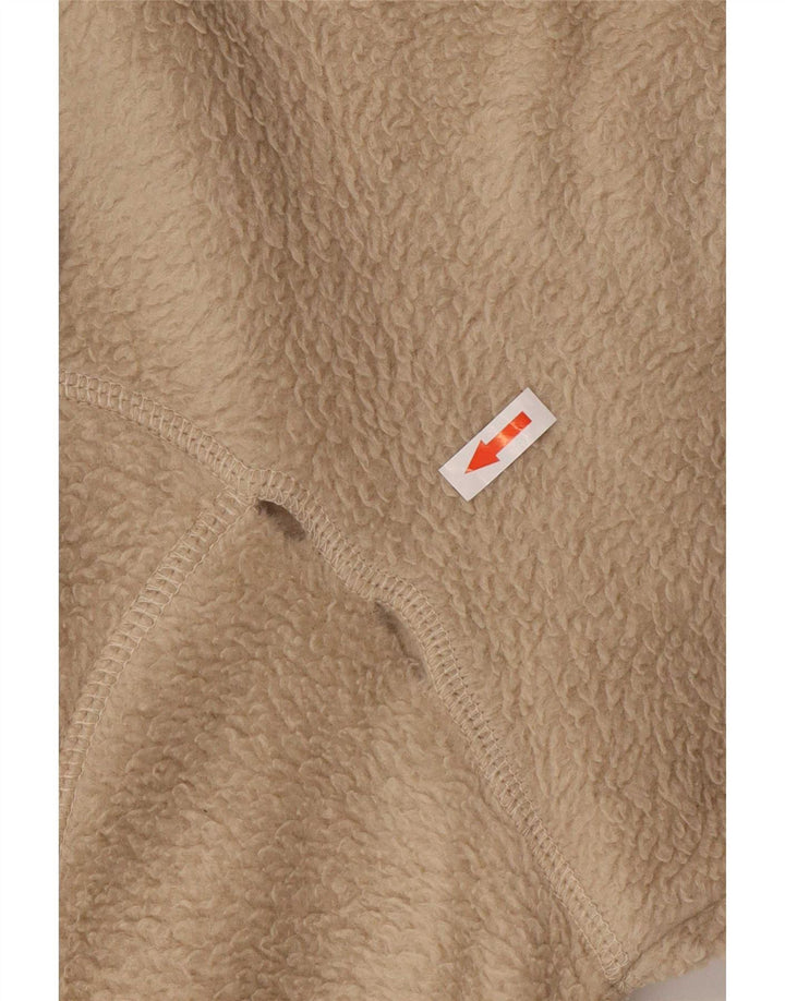 Fila Mens Fleece Jacket UK 44 2XL Beige Polyester
