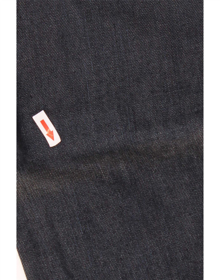 Diesel Mens Revick Straight Jeans W33 L30 Navy Blue Cotton