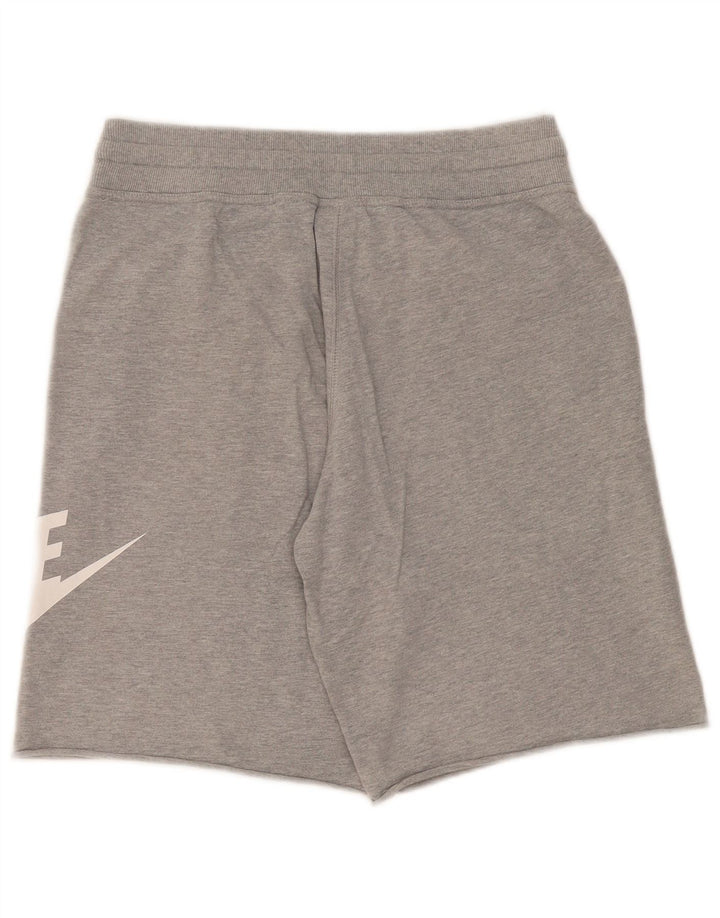 Nike Mens Graphic Sport Shorts Medium Grey Flecked Cotton