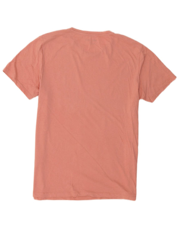Jack & Jones Mens Graphic T-Shirt Top XL Pink Cotton