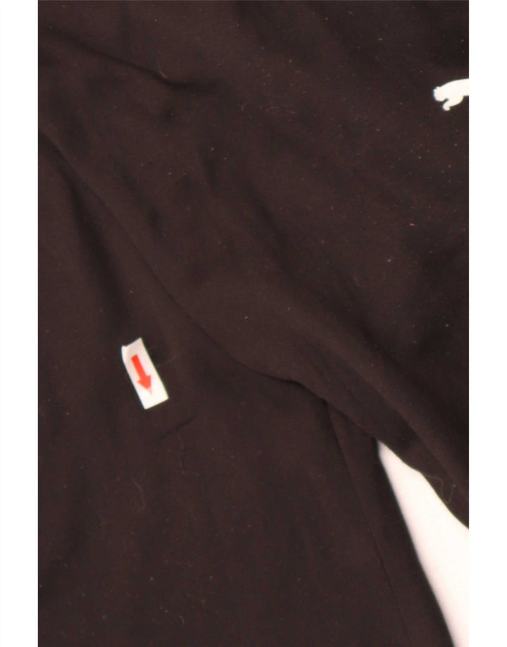 Puma Boys Tracksuit Trousers 10-11 Years Medium Black