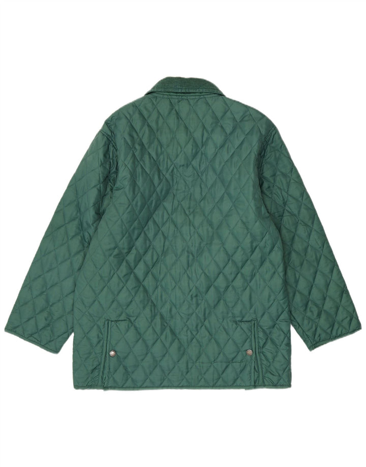 Brugi Mens Quilted Jacket UK 38 Medium Green