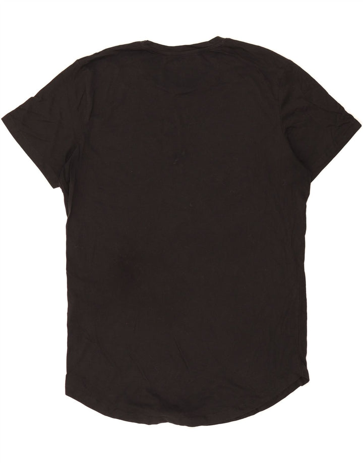 JACK & JONES Mens Regular Fit T-Shirt Top XL Black Cotton Vintage Jack & Jones and Second-Hand Jack & Jones from Messina Hembry 