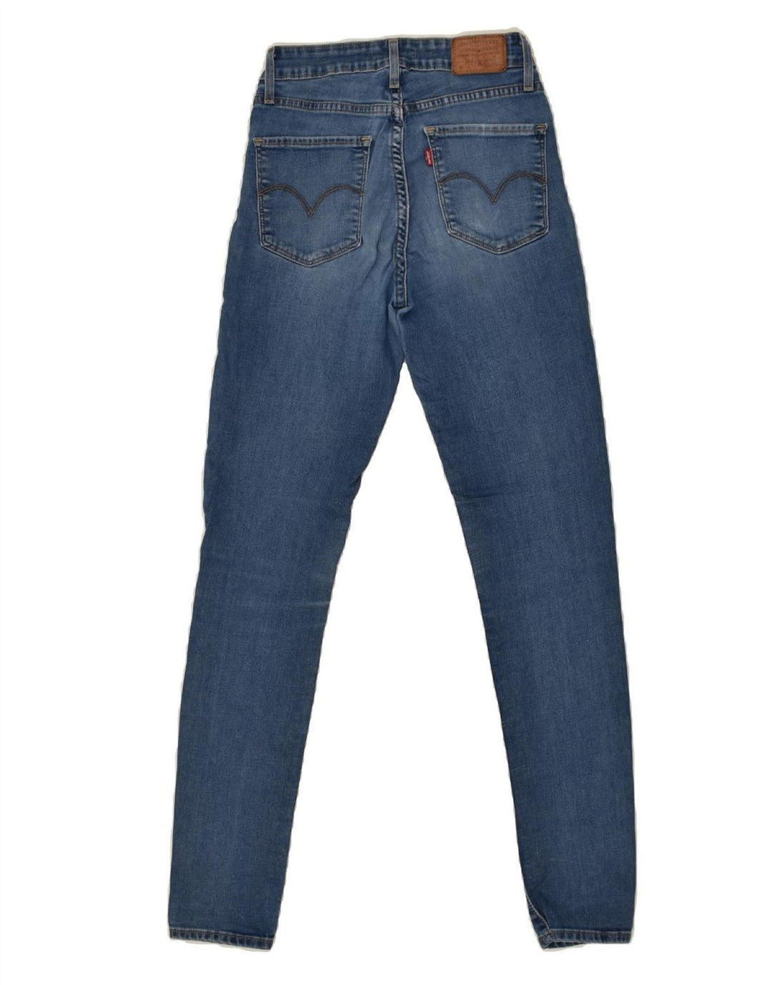 LEVI'S Womens Skinny Jeans W26 L30  Blue Cotton | Vintage Levi's | Thrift | Second-Hand Levi's | Used Clothing | Messina Hembry 