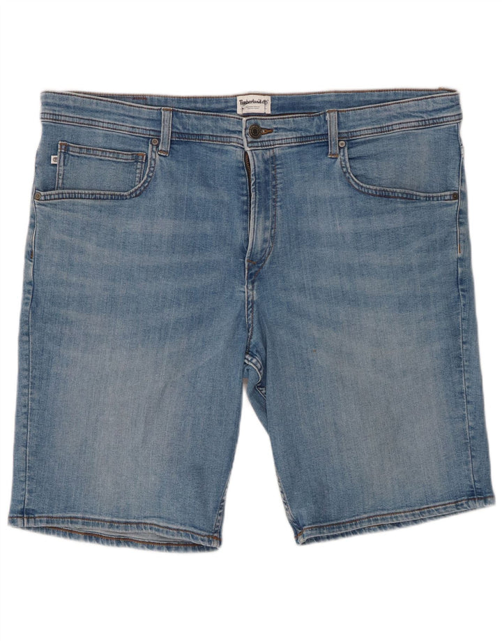 TIMBERLAND Mens Denim Shorts W42 2XL Blue Cotton