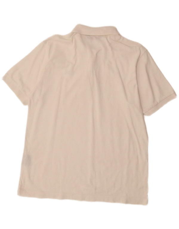 KAPPA Mens Polo Shirt Medium White Cotton