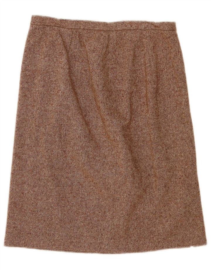 Boggi Womens Straight Skirt W28 Medium Brown