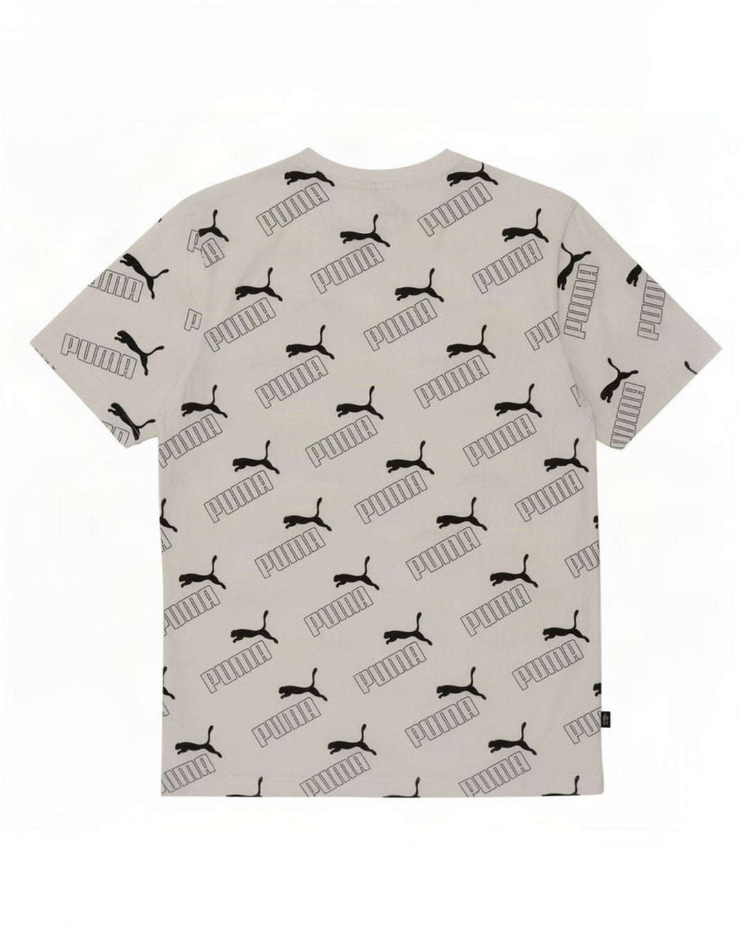Puma Mens Graphic T-Shirt Top Small White Cotton