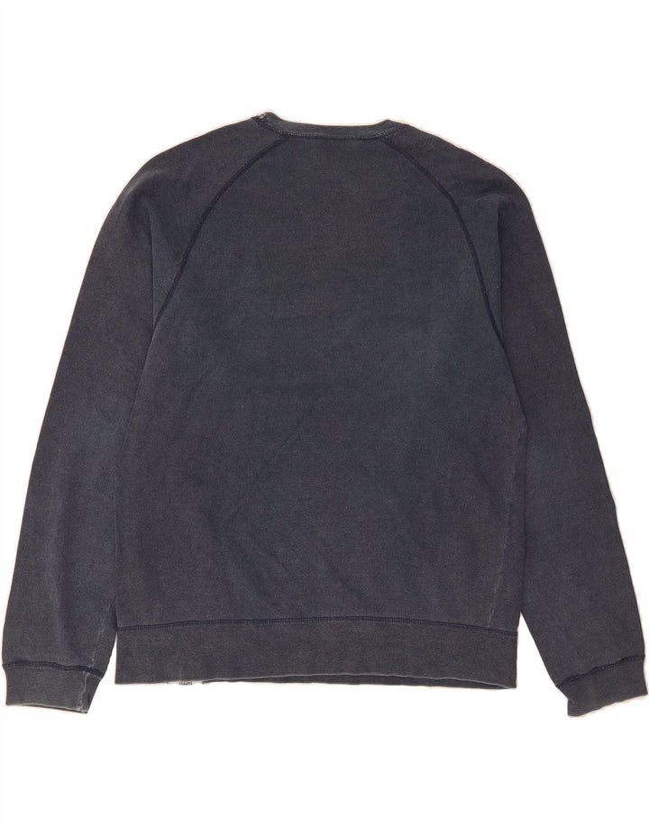CHAMPION Mens Graphic Sweatshirt Jumper Large Navy Blue Cotton Vintage Champion and Second-Hand Champion from Messina Hembry 