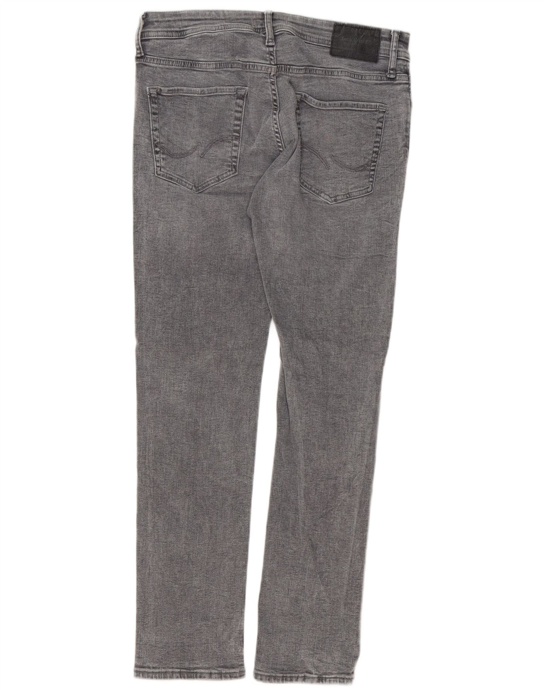 Jack & Jones Mens GLENN Slim Jeans W30 L30 Grey Cotton