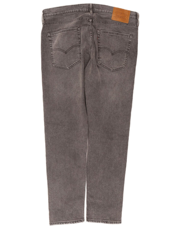 Levi's Mens Slim Tapered Jeans W36 L30 Grey Cotton