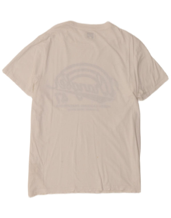 Wrangler Mens Graphic T-Shirt Top Large White Cotton