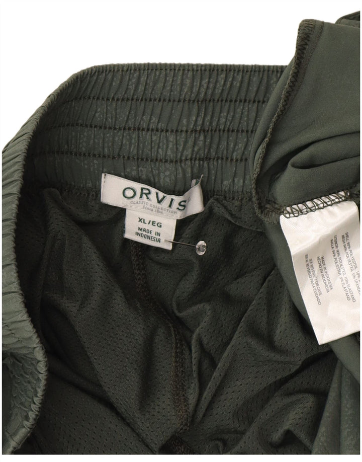 Orvis Womens High Waist Skort UK 18 XL Green Camouflage Polyester