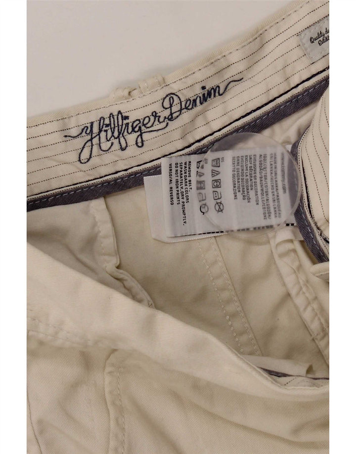 Tommy Hilfiger Womens Chino Shorts W28 Medium Beige Cotton