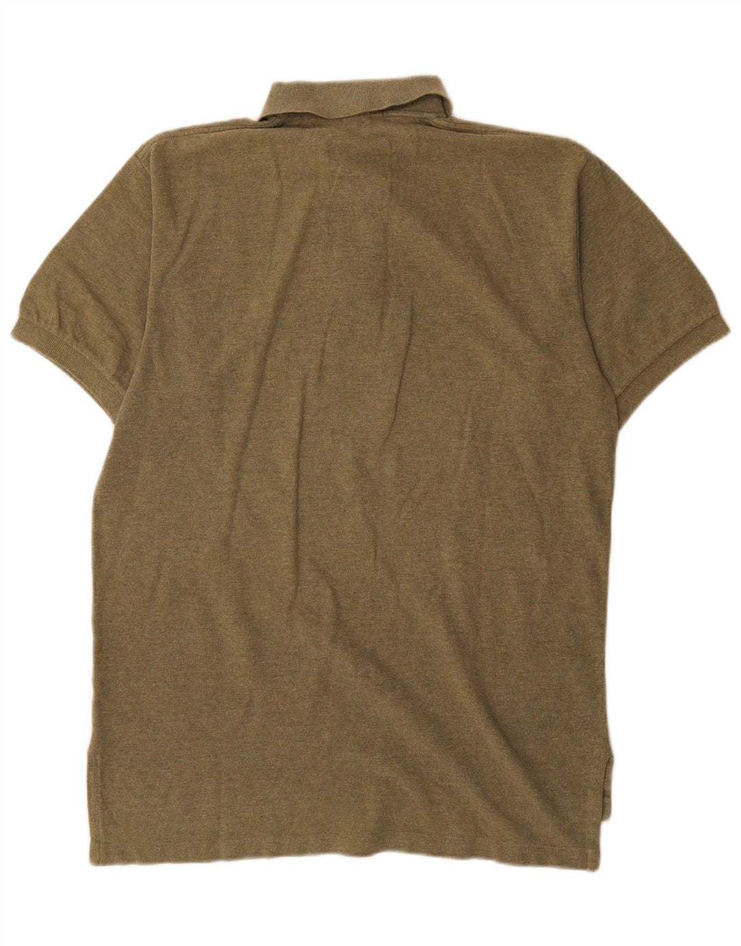 Polo Ralph Lauren Mens Polo Shirt Medium Khaki Cotton
