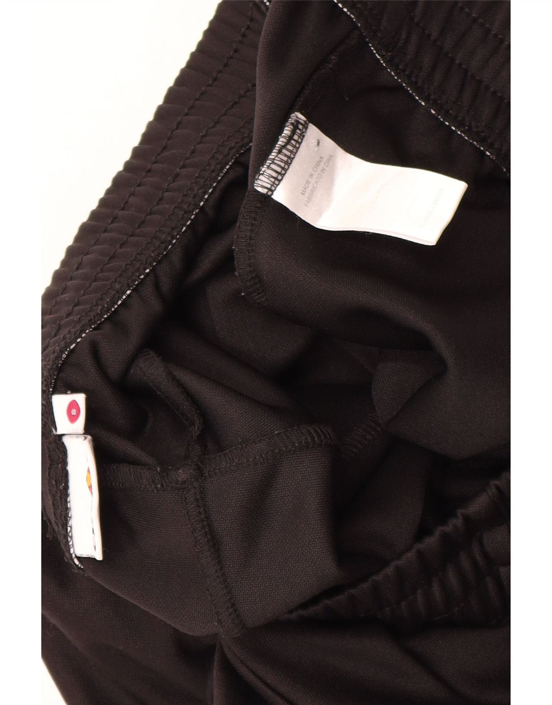 ELLESSE Mens Tracksuit Trousers Joggers Small  Black Colourblock Polyester