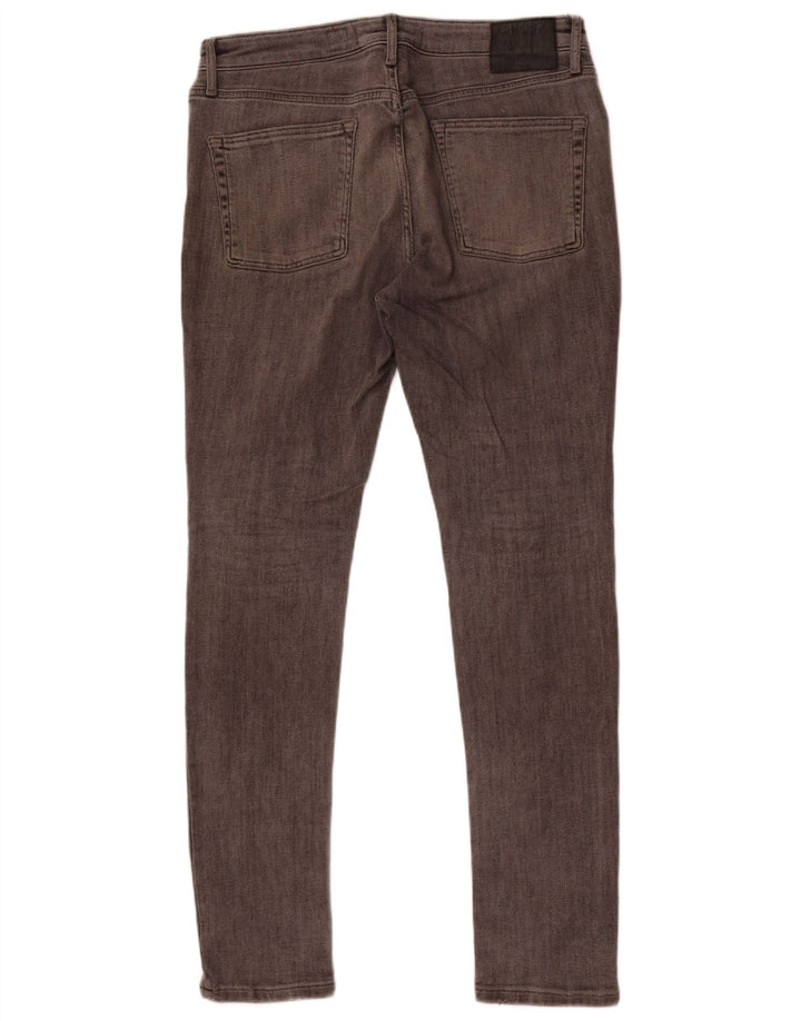 Superdry Mens Skinny Jeans W36 L34 Grey Cotton