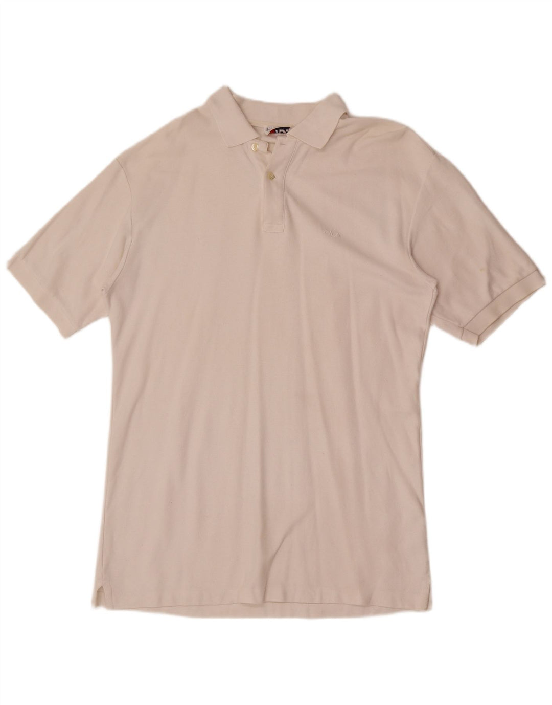 Fila Mens Polo Shirt IT 52 Large White