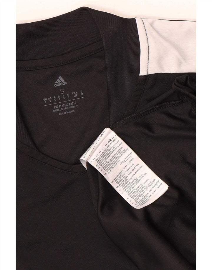 Adidas Mens Aeroready T-Shirt Top Small Black Colourblock Polyester